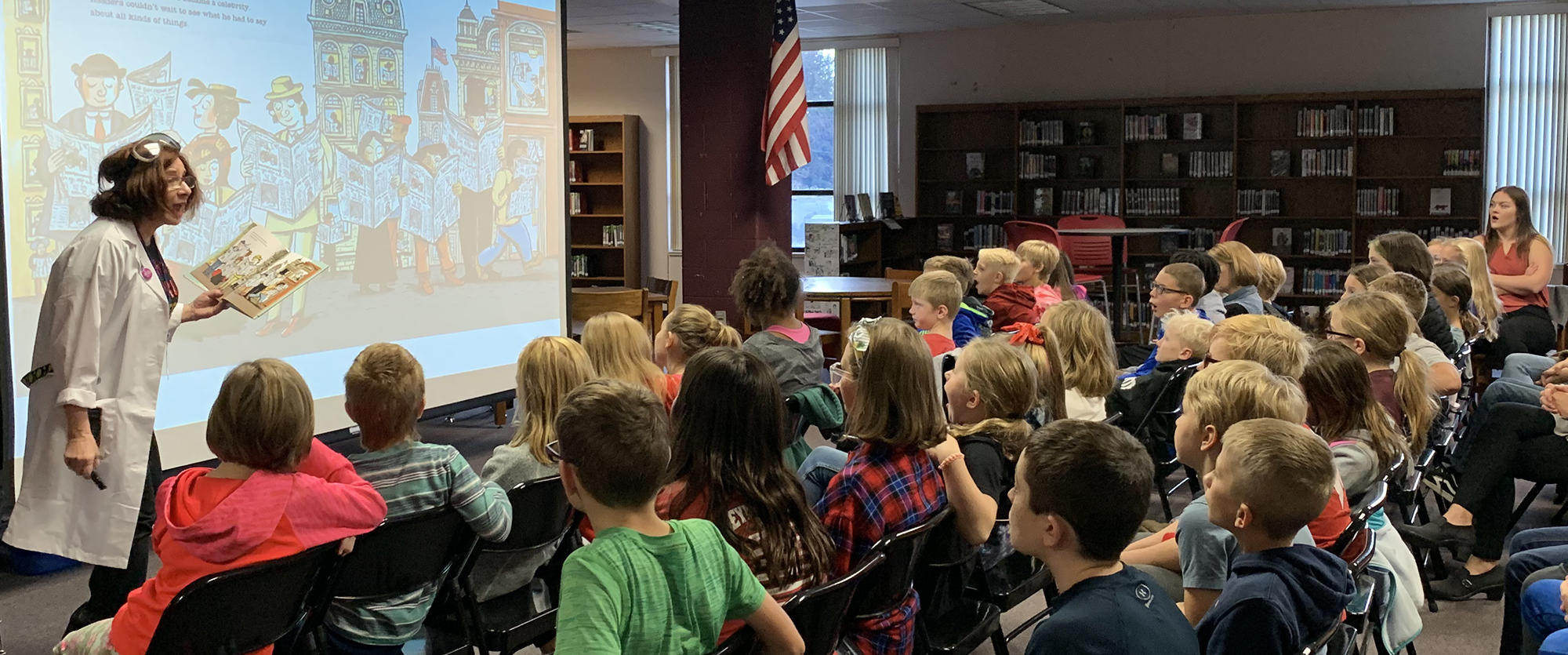 Author visits with students